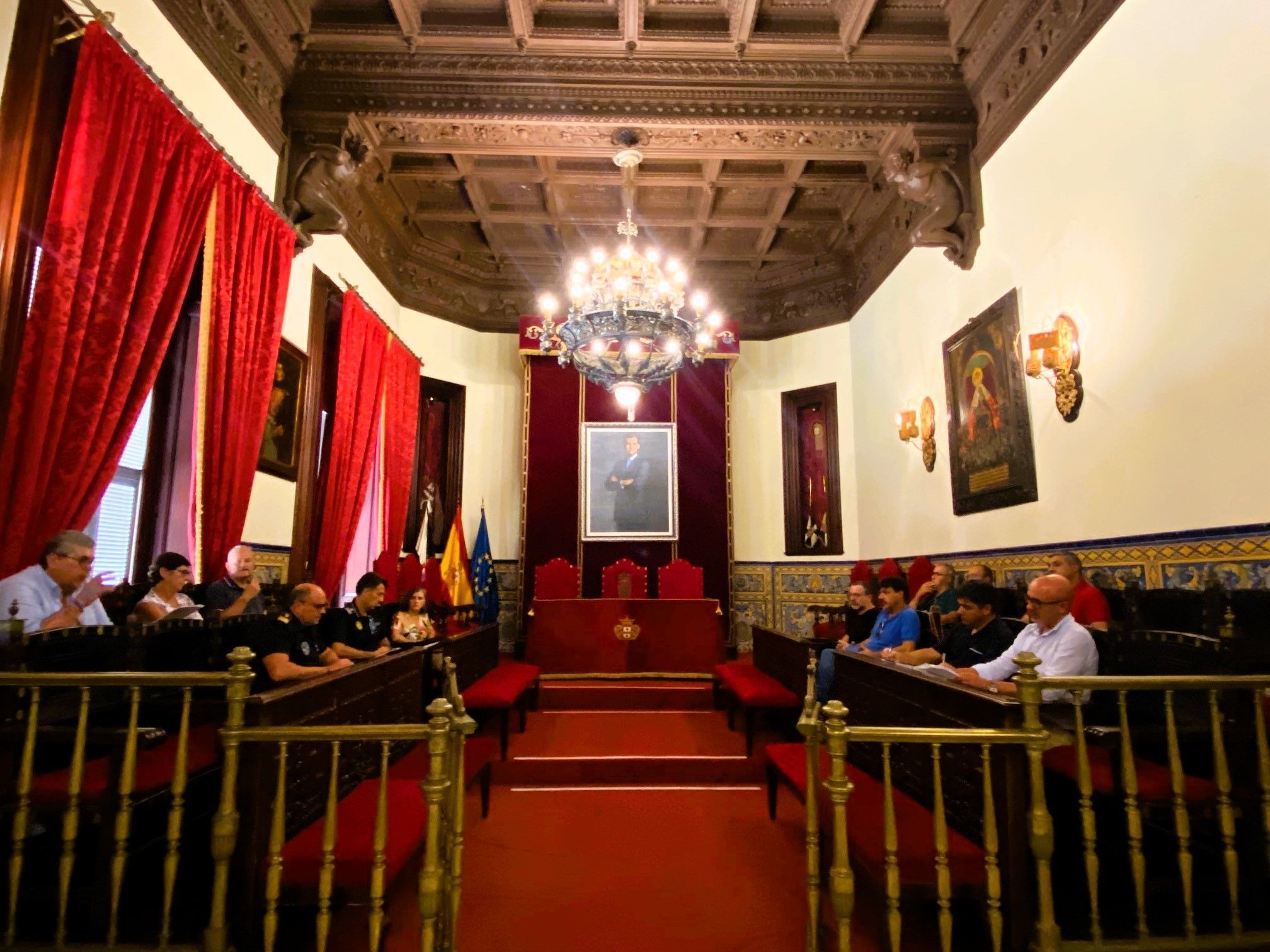 Se celebra la reunión preparatoria del simulacro que Protección Civil realizará con la UME