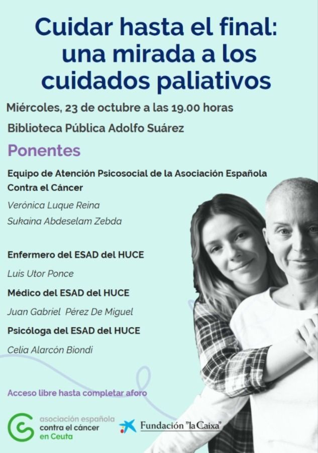 La Asociación Española contra el Cáncer organiza una jornada de cuidados paliativos