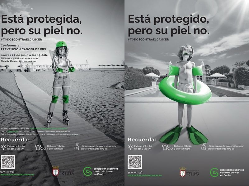 La AECC destaca que el cáncer de piel es el más prevenible pero el que más rápido está creciendo en los últimos años