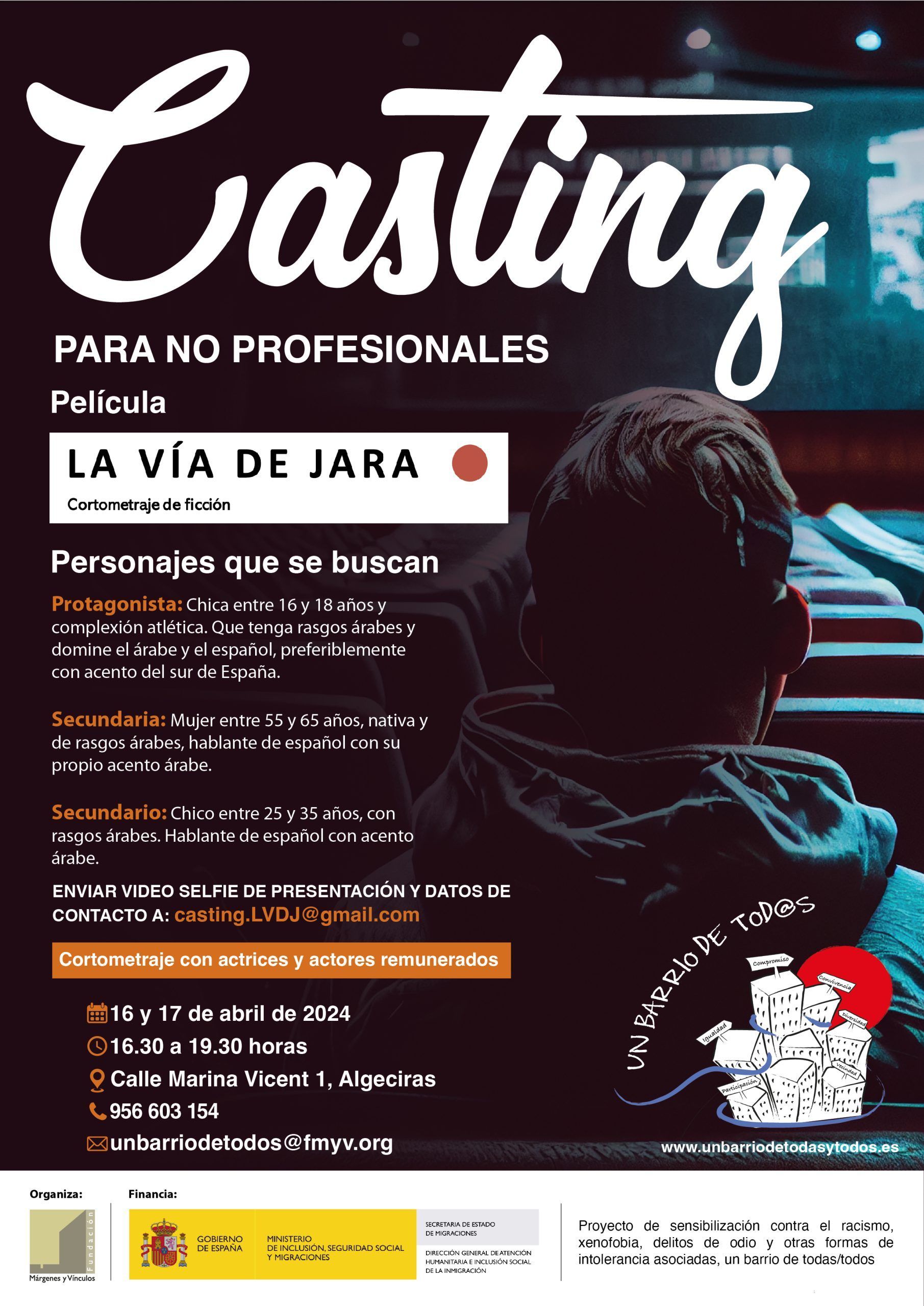 La Fundación Márgenes y Vínculos busca actores amateurs para el nuevo cortometraje de Elena Marcelo