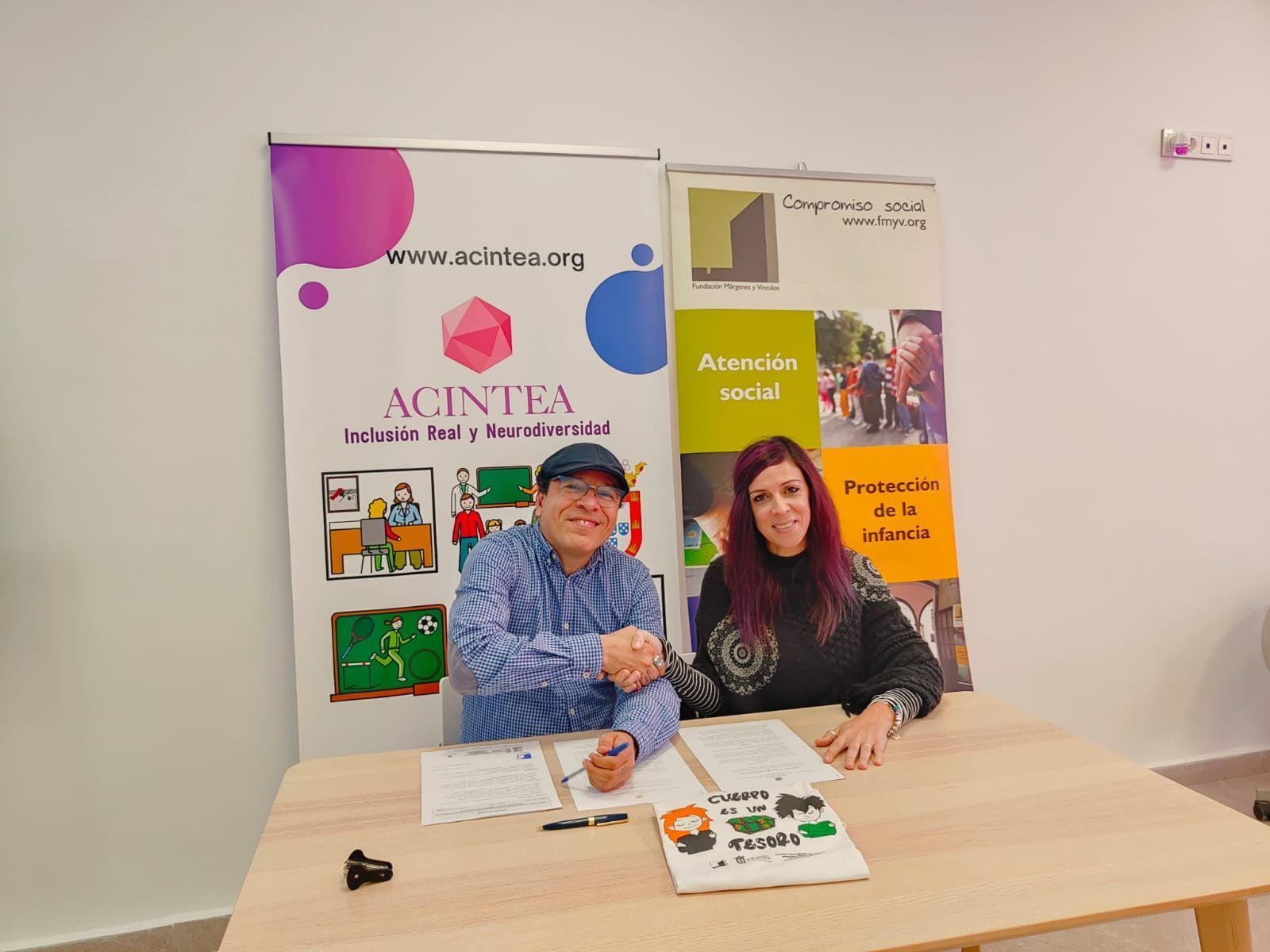 La Fundación Márgenes y Vínculos renueva un convenio de colaboración con ACINTEA