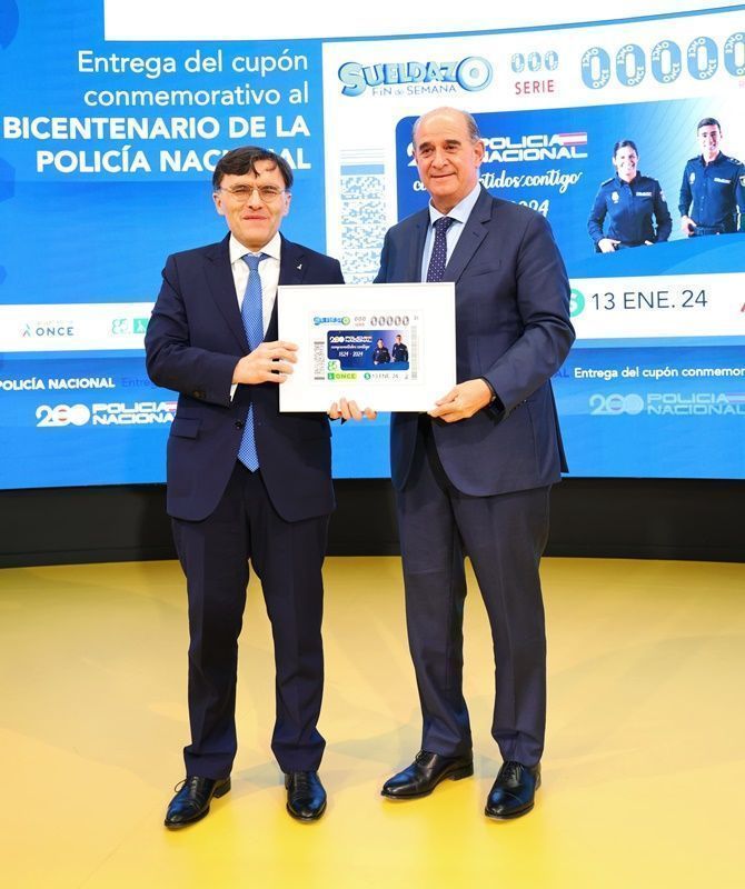 El cupón de la ONCE celebra el 200 aniversario de la creación de la Policía Nacional
