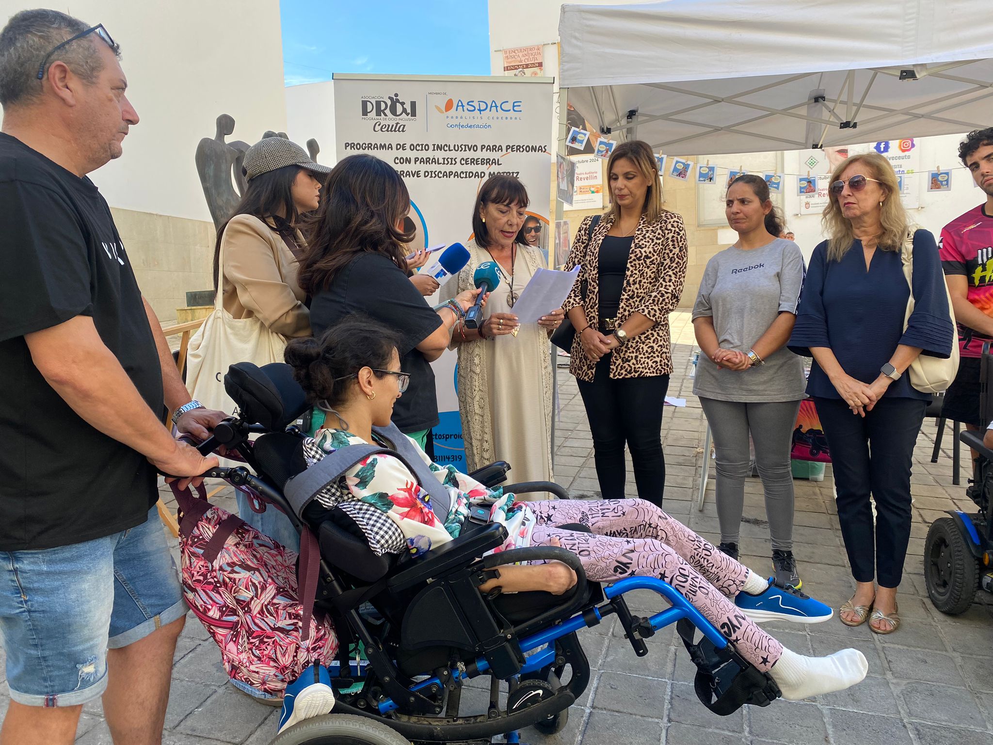 PROI Ceuta sale a la calle para impulsar la sensibilización sobre la parálisis cerebral