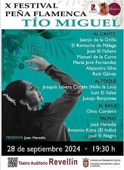 Este sábado se celebra el “X Festival Flamenco Peña Tío Migué”