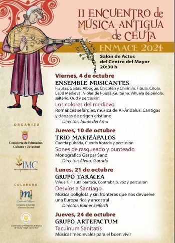 Este viernes se inaugura el II Encuentro de Música Antigua