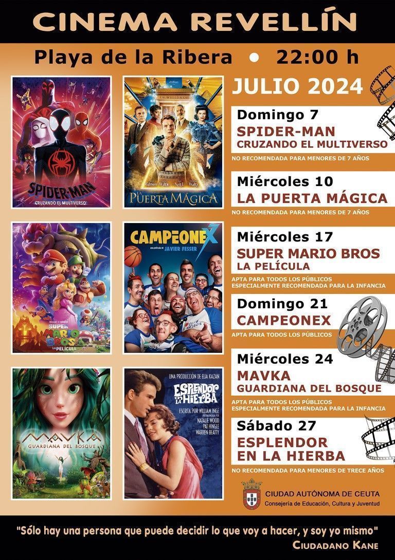 Este domingo se inicia el ciclo de cine estival en la playa de la Ribera