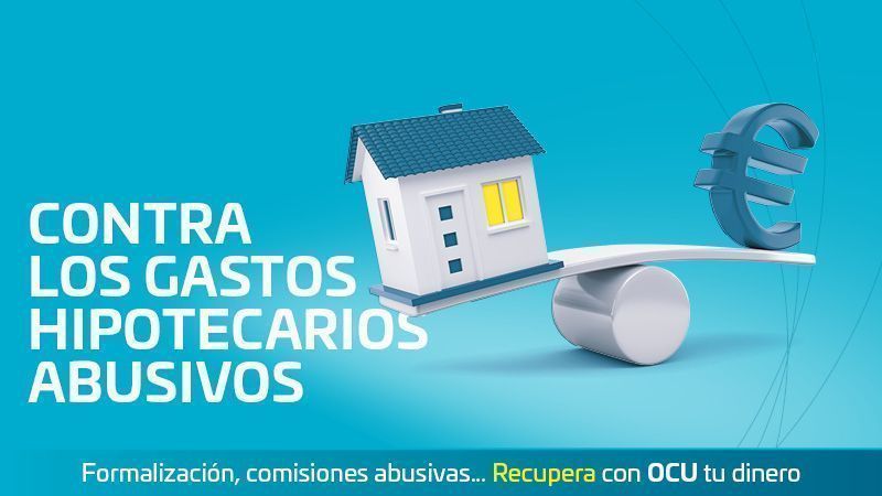 OCU advierte que se puede reclamar hasta el 14 de abril por los gastos hipotecarios
