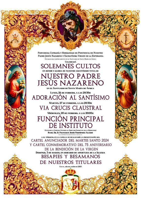 La hermandad del Encuentro culmina su triduo cuaresmal