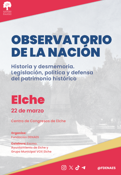 Redondo participa en el ‘Observatorio de la Nación’ que DENAES pone en marcha en Elche este viernes
