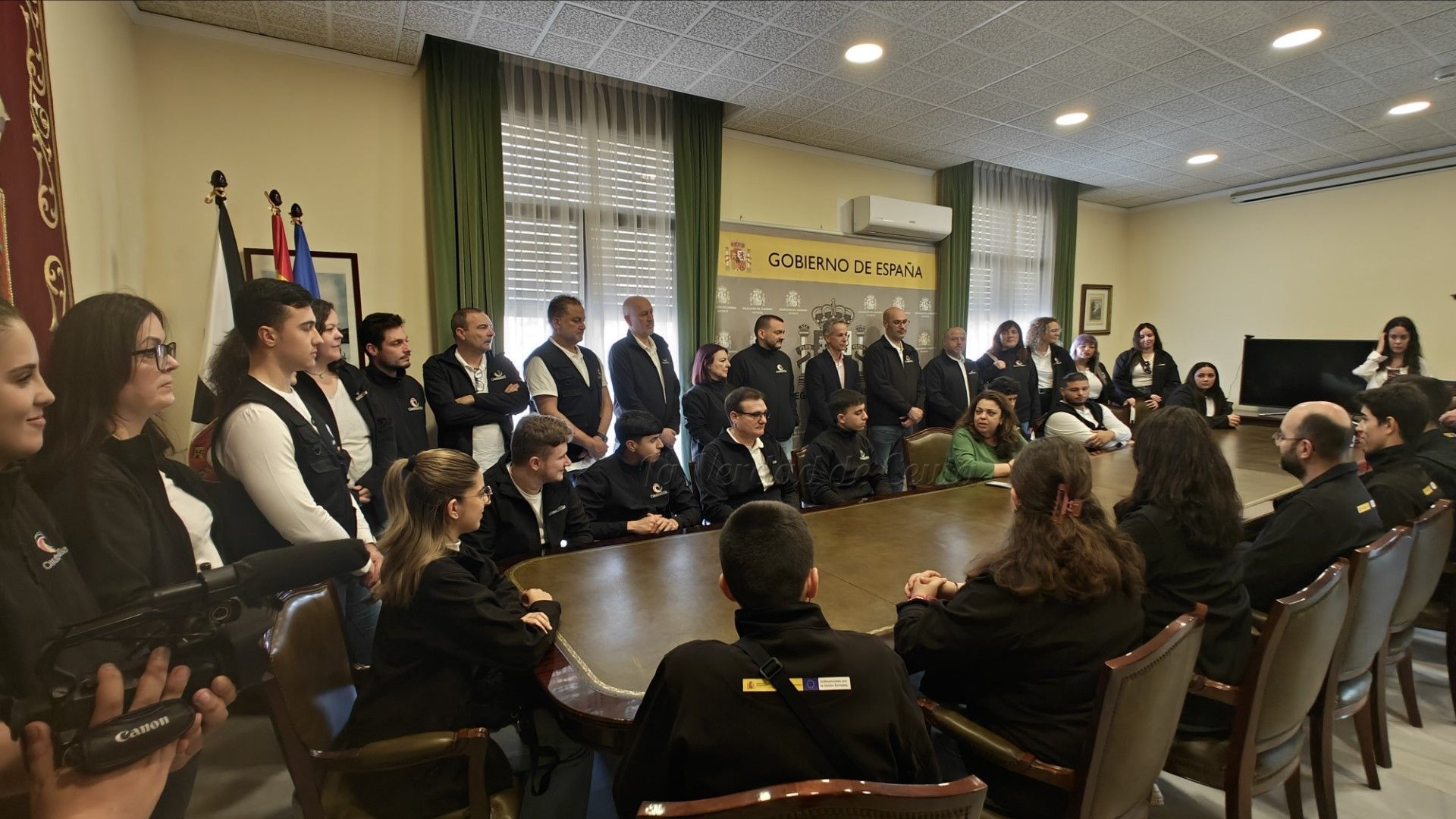 La delegada del Gobierno recibe a los estudiantes que han representado a Ceuta en la “SpainSkills”