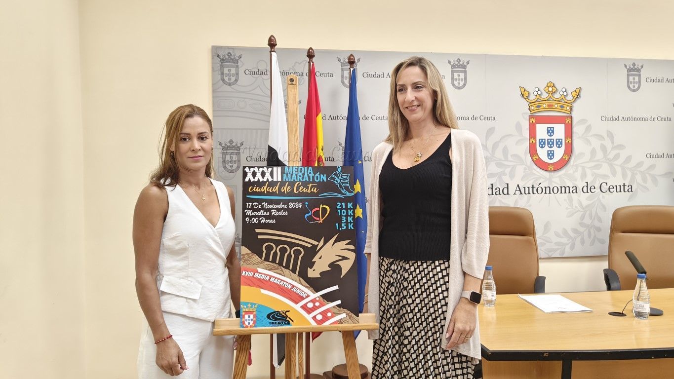 La Federación de Atletismo y el ICD presentan la 32ª Media Maratón de Ceuta