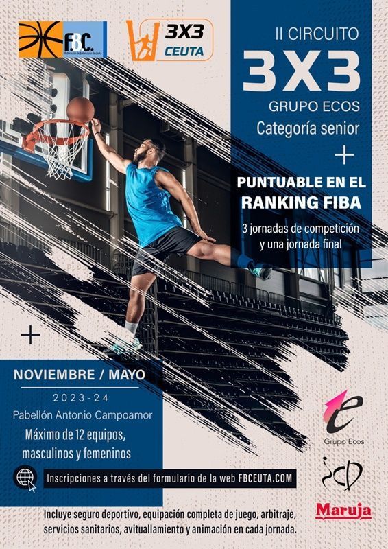 La FBC abre las inscripciones para la jornada final del Circuito 3x3 Grupo Ecos