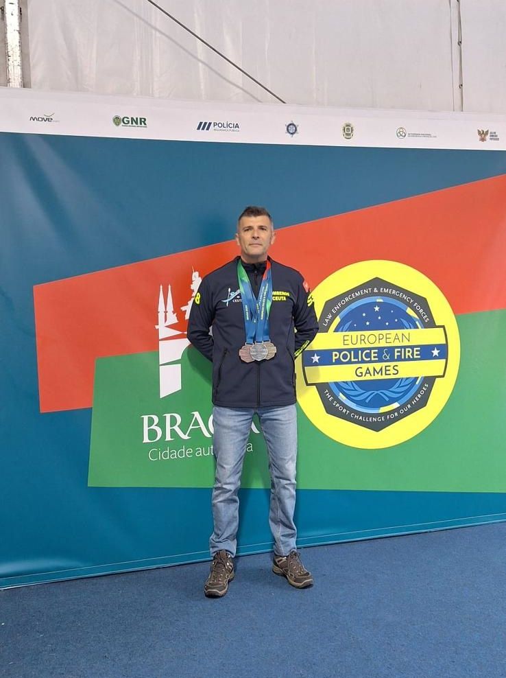 Juan Antonio Moya Santiago, un ceutí de oro en Braga  