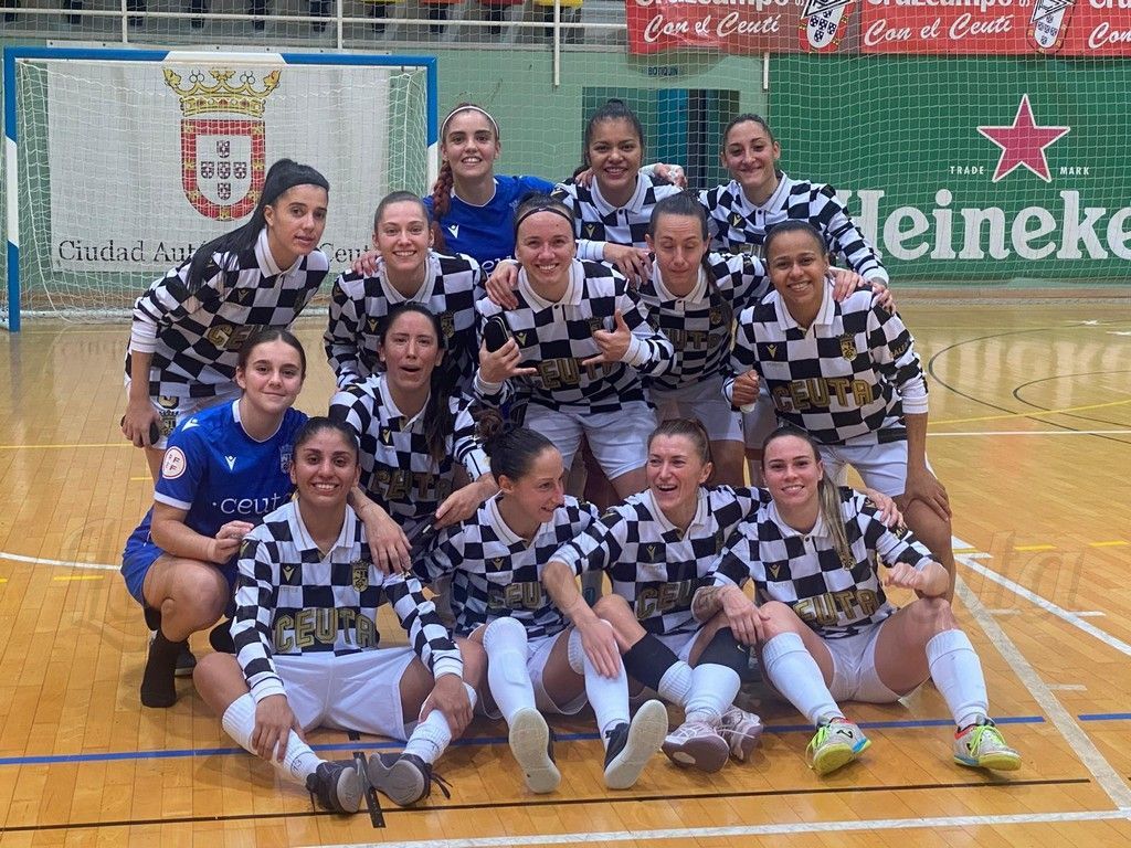 La AD Ceuta quiere seguir haciendo historia mañana en la Copa de la Reina ante el Gran Canaria