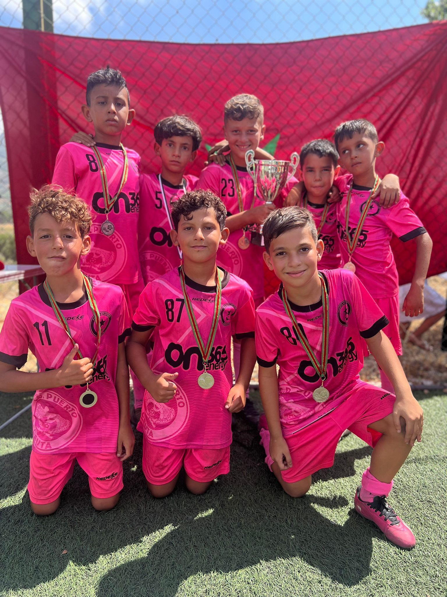 El CD Puerto benjamín se lleva el Torneo de Verano de Jabal Darsa de Tetuán 