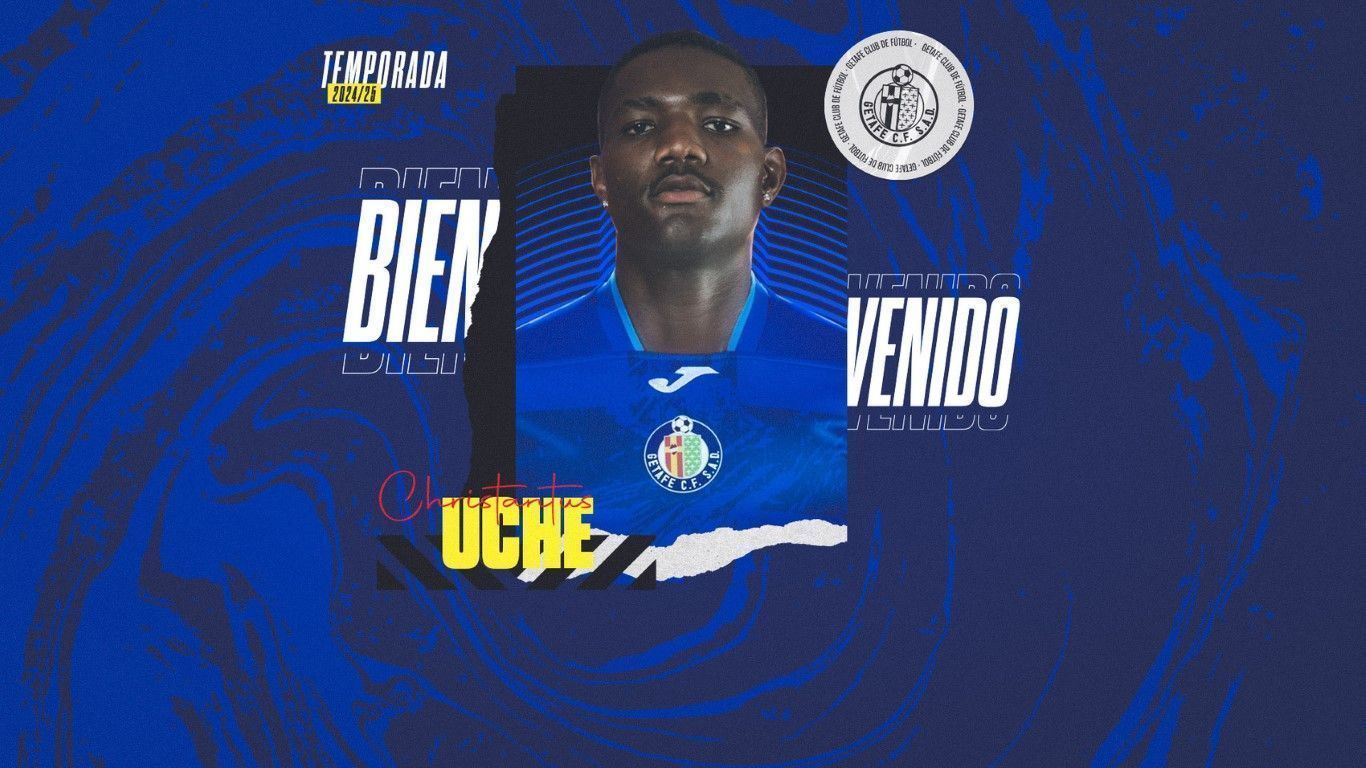 El Getafe presenta a Uche como el primer refuerzo para la próxima temporada