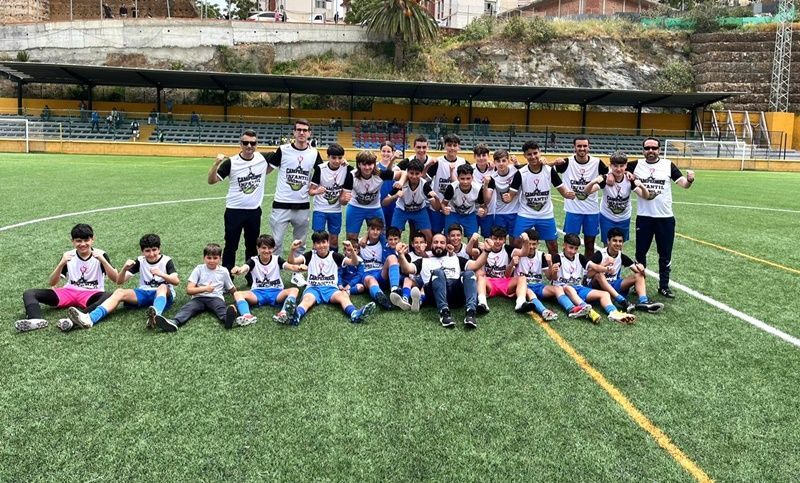 Fin de semana redondo para los agustinos con el alirón en la Liga Infantil de Fútbol