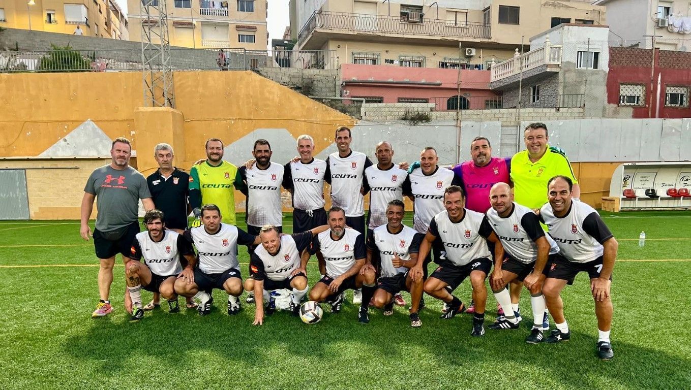 La selección de veteranos de fútbol 7 disputa un amistoso ante el equipo de Tánger