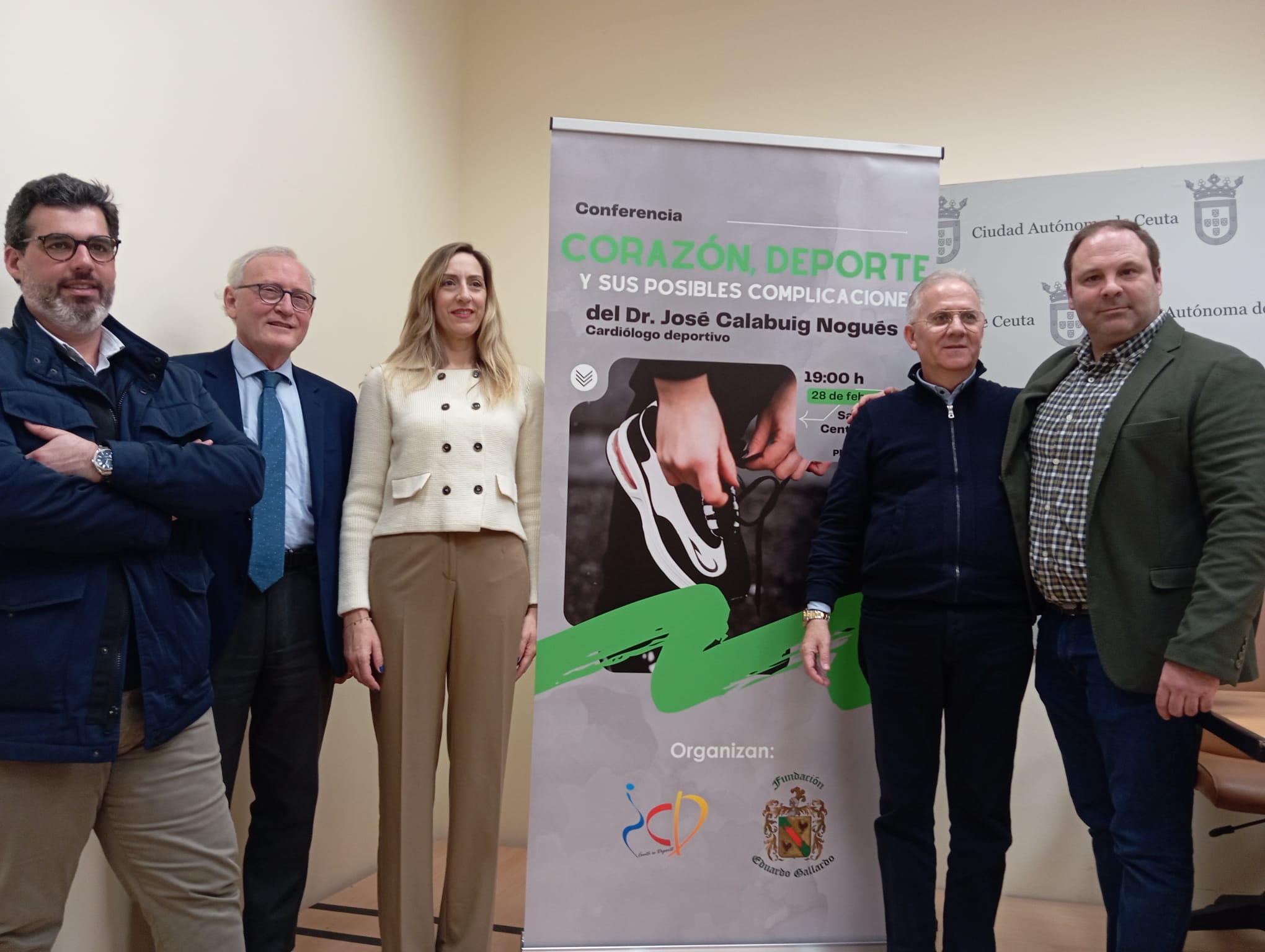 Ceuta acoge una conferencia sobre "Corazón, deporte y sus posibles complicaciones" con el doctor José Calabuig