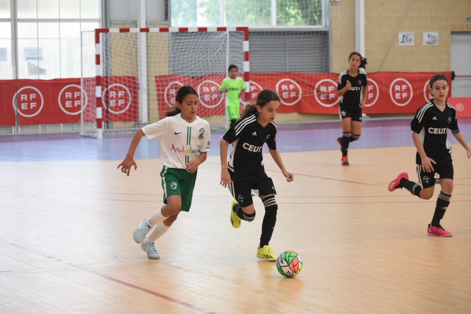 Las selecciones benjamín de Ceuta, goleadas en la segunda jornada ante Asturias y Andalucía