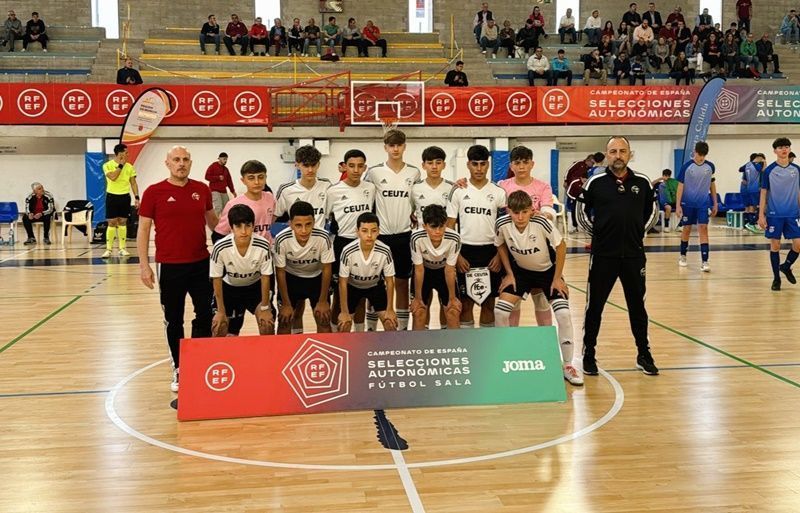Ceuta cierra el Campeonato de España con un empate con Melilla en alevines y una derrota con Murcia en infantiles