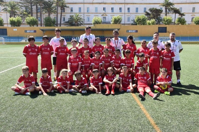Comienza el segundo grupo de alumnos del Campus de Fútbol y Fútbol Sala de la Federación de Ceuta