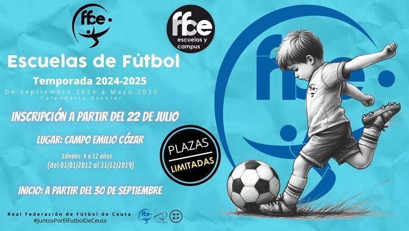 La RFFCE abre el próximo lunes el plazo de inscripción para las escuelas Chupetines, fútbol-8 y porteros