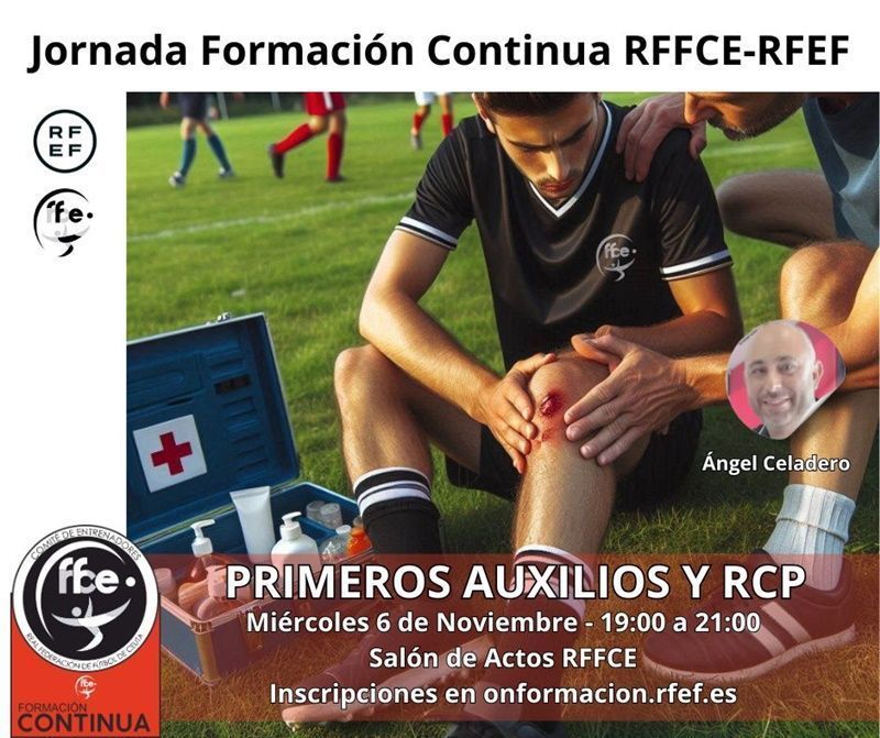 El Comité de Entrenadores organiza dos nuevas Jornadas de Formación: Primeros Auxilios y Perfil del Formador