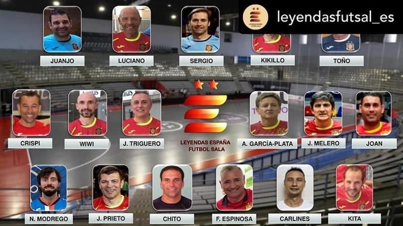 Chito participará este sábado en el partido entre la Selección Española Veteranos y un combinado All Star Mundial Futsal en Cartagena 