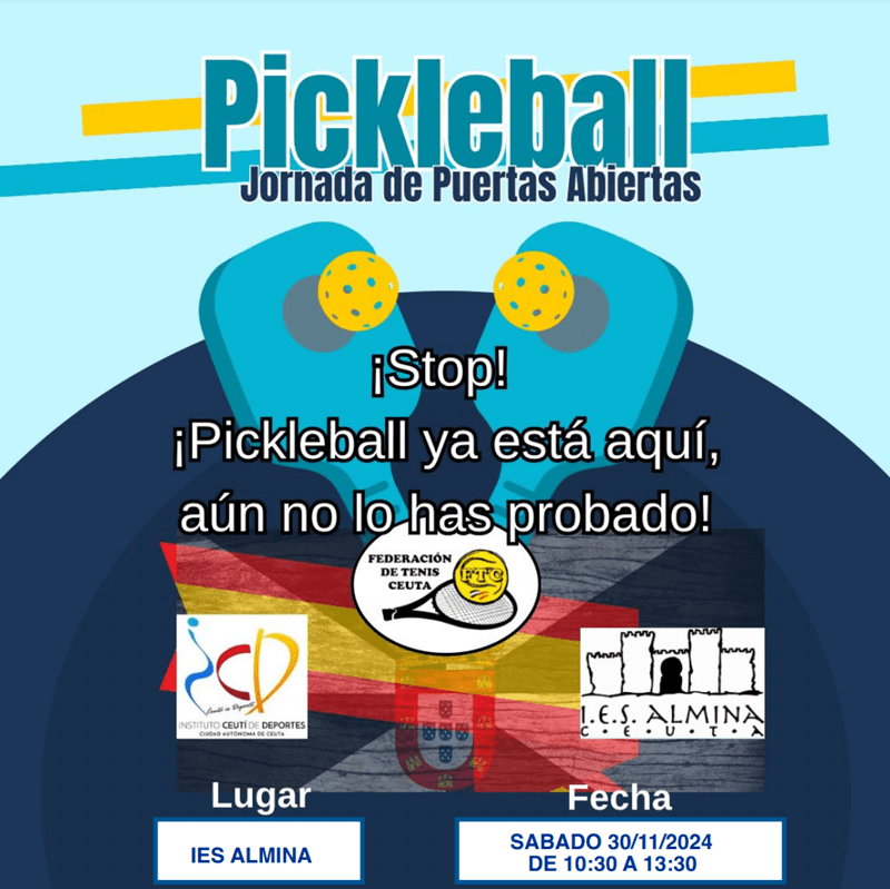 Nueva oportunidad para descubrir el Pickleball en Ceuta