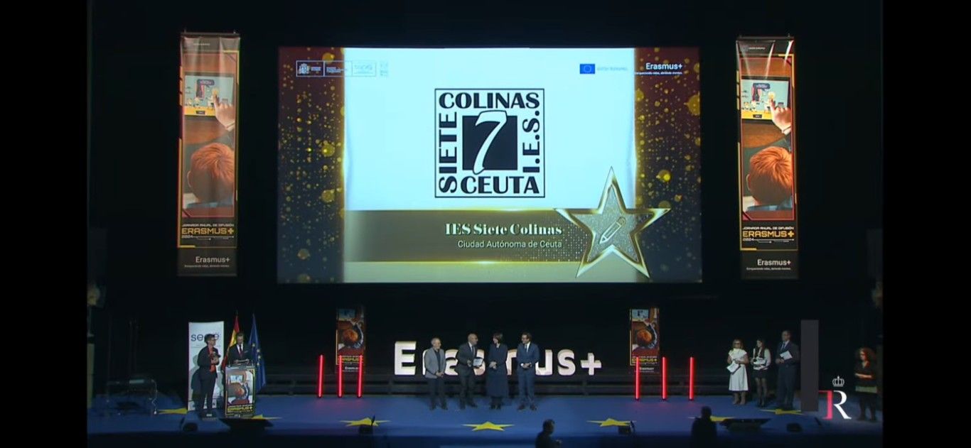 El IES Siete Colinas recibe el galardón a mejor proyecto Erasmus+