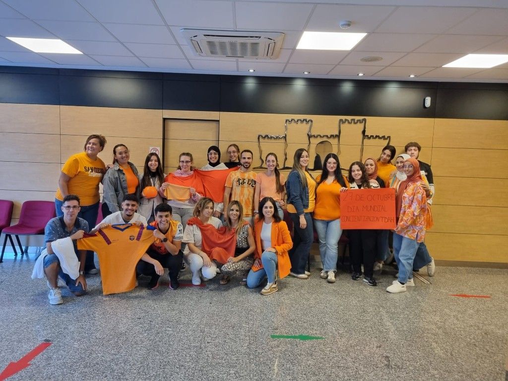 El IES Almina muestra su solidaridad con el colectivo TDAH
