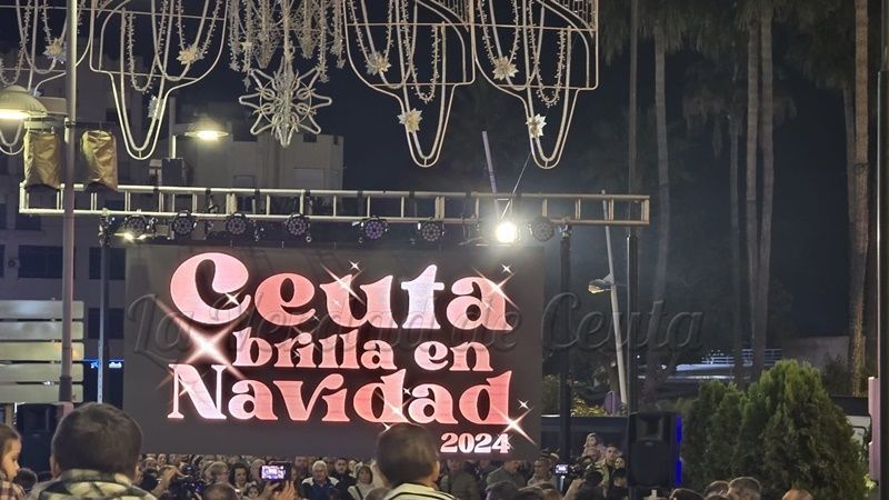 Más de 2,3 millones de luces iluminarán desde mañana las fiestas navideñas de Ceuta