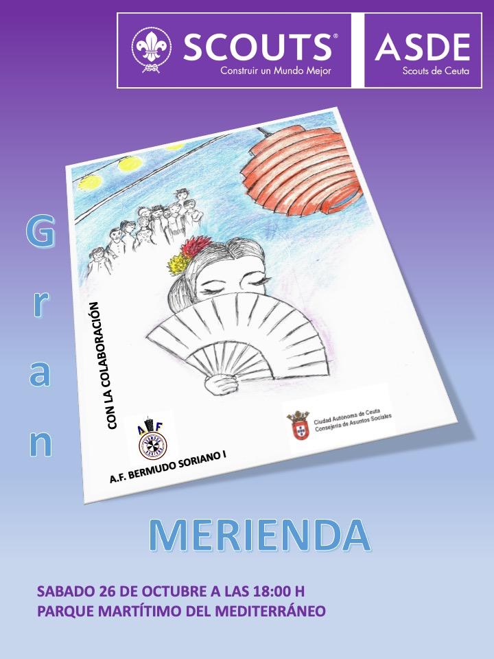 Los Scouts de Ceuta organizan una Merienda Solidaria para fomentar la convivencia entre jóvenes y mayores