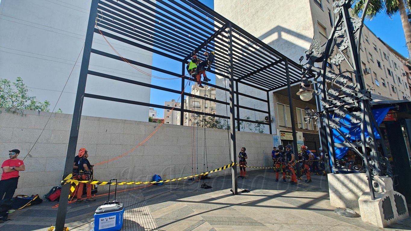 Bomberos rescate vertical 10
