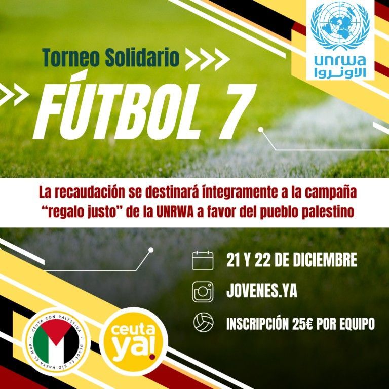 La juventud de Ceuta Ya! organiza un torneo solidario de Fútbol 7 por Palestina