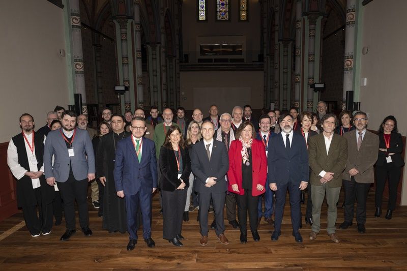 Foto de grupo en la inauguración de las jornadas. Irati Aizpurua