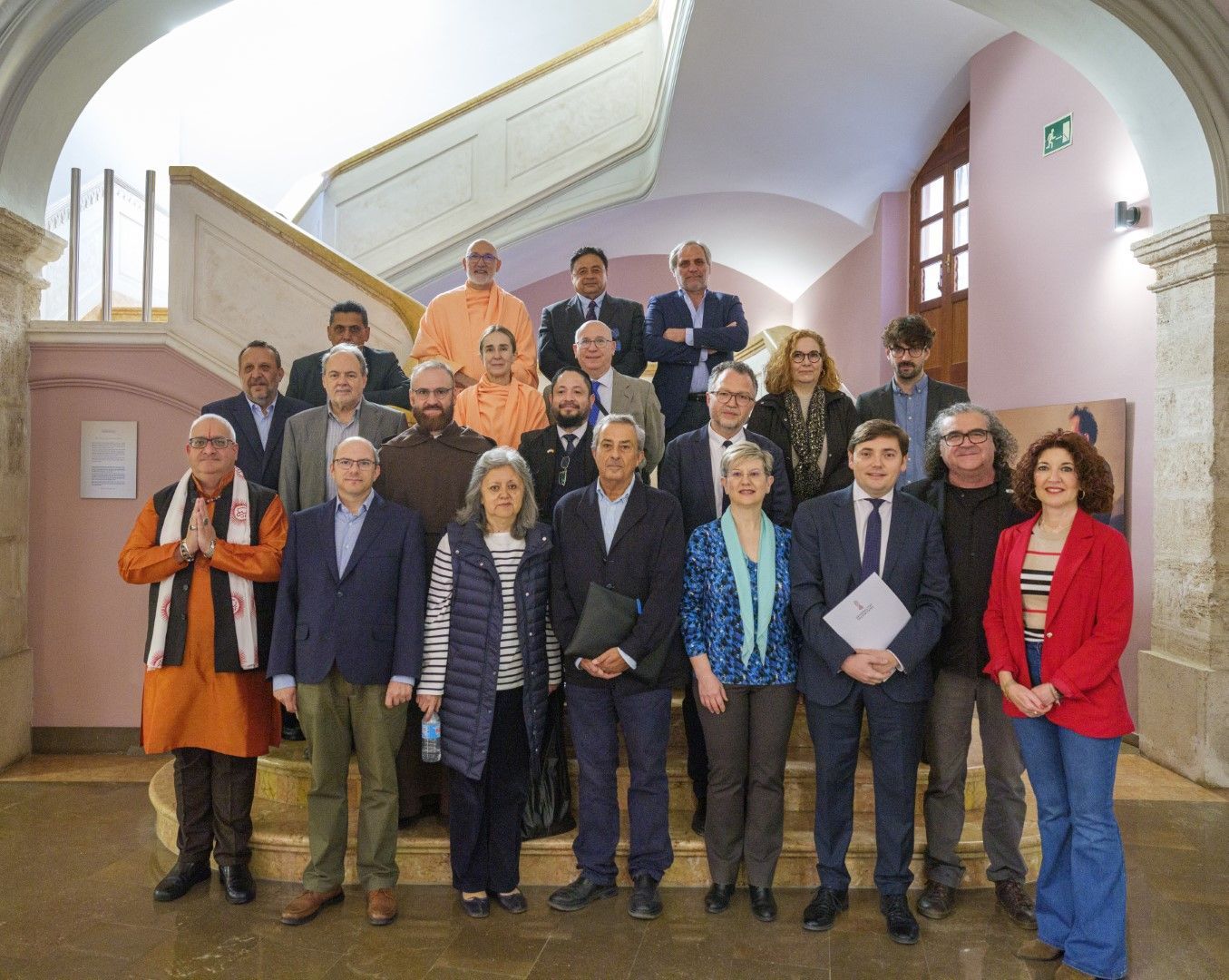Autoridades civiles y religiosas en la inauguración del Congreso.