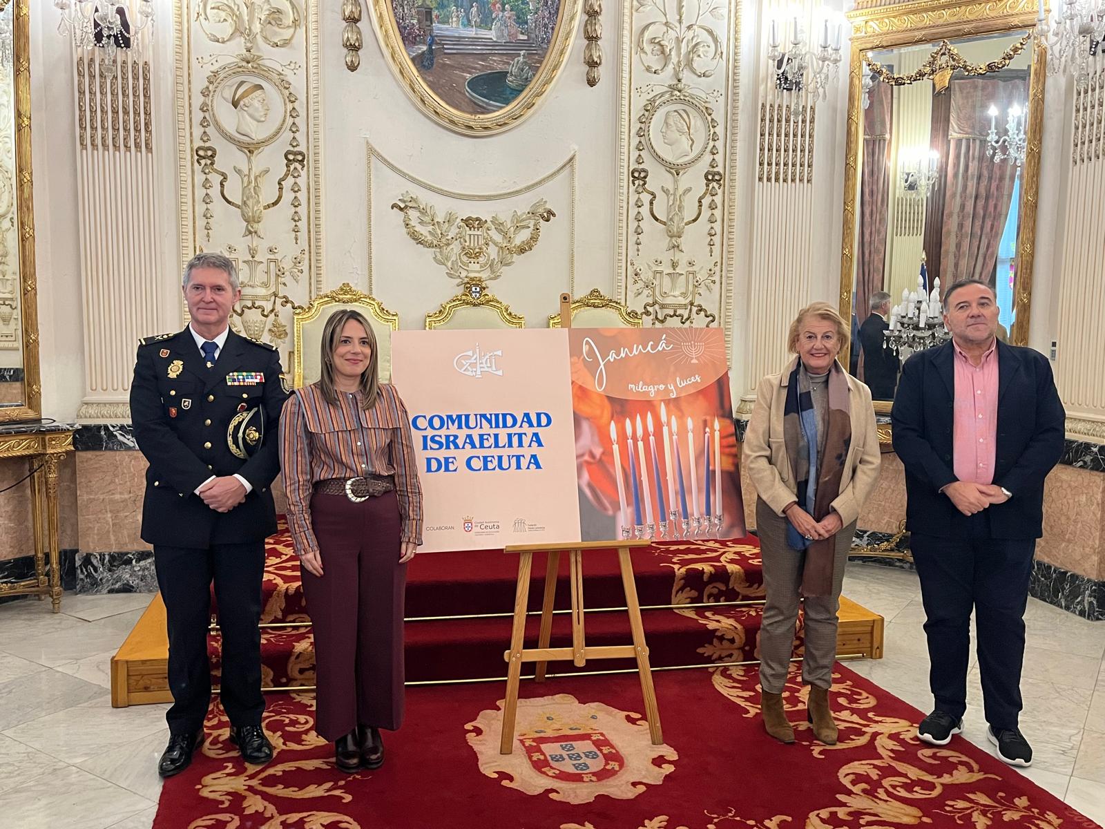 Presentación del cartel de las fiestas de Janucá 2024