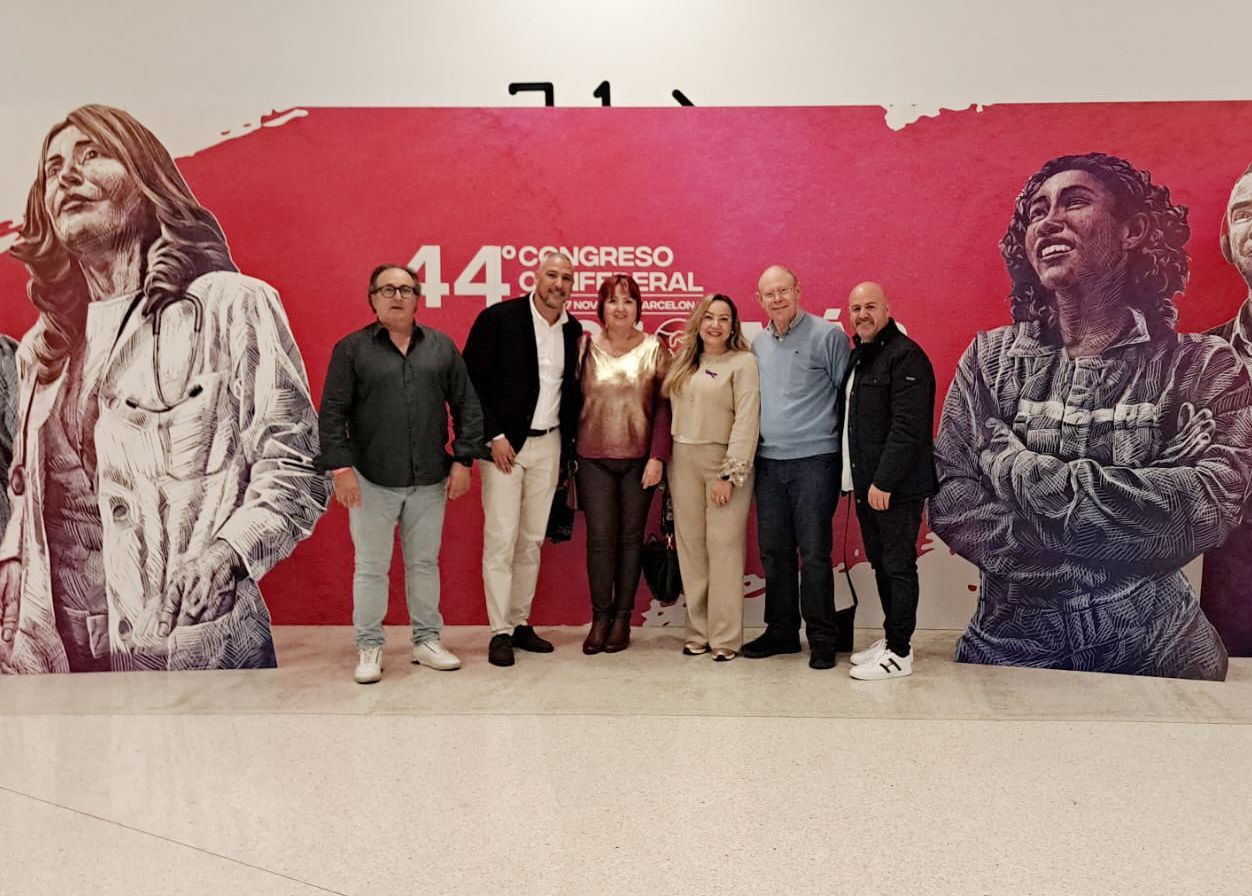 Ugetistas ceutíes asisten al Congreso Confederal de UGT