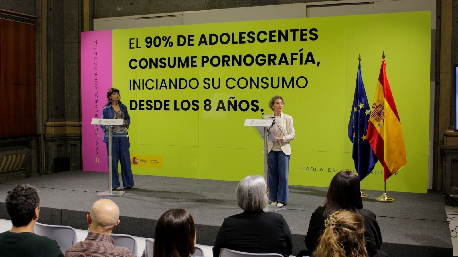 Ana Redondo presenta la campaña “Vamos a hablar de pornografía”