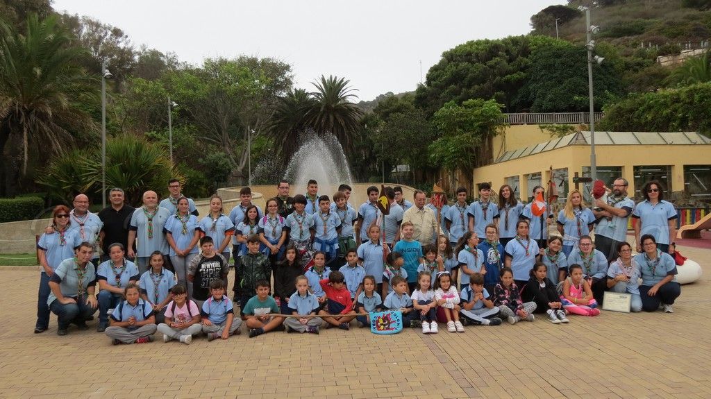 Los Scouts de Ceuta comienzan su ronda solar con un acto solemne y especial