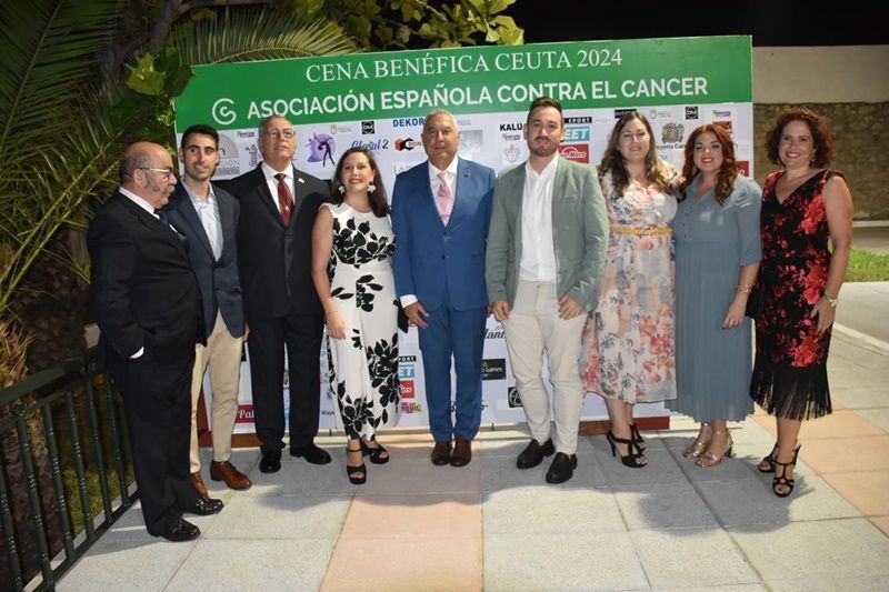 Cena benéfica de la AECC Ceuta recauda fondos para la lucha contra el cáncer