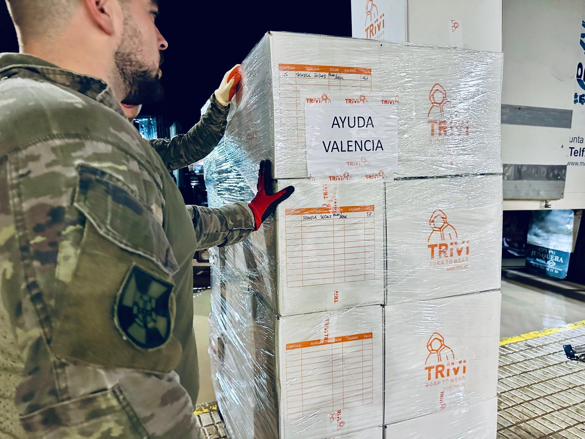 Los Regulares de Ceuta llegan a Valencia 