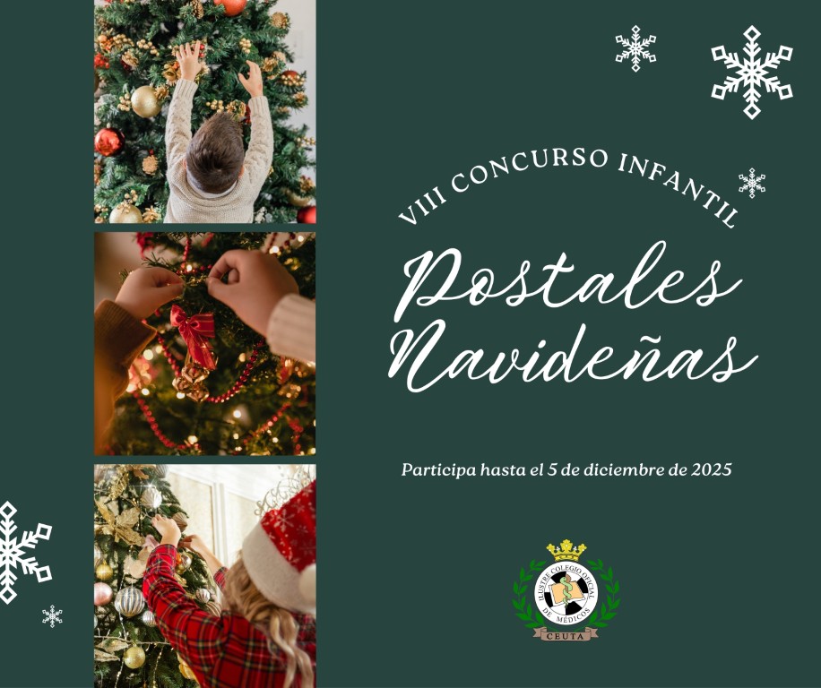 El Colegio Oficial de Médicos presenta la octava edición de su concurso infantil de postales navideñas
