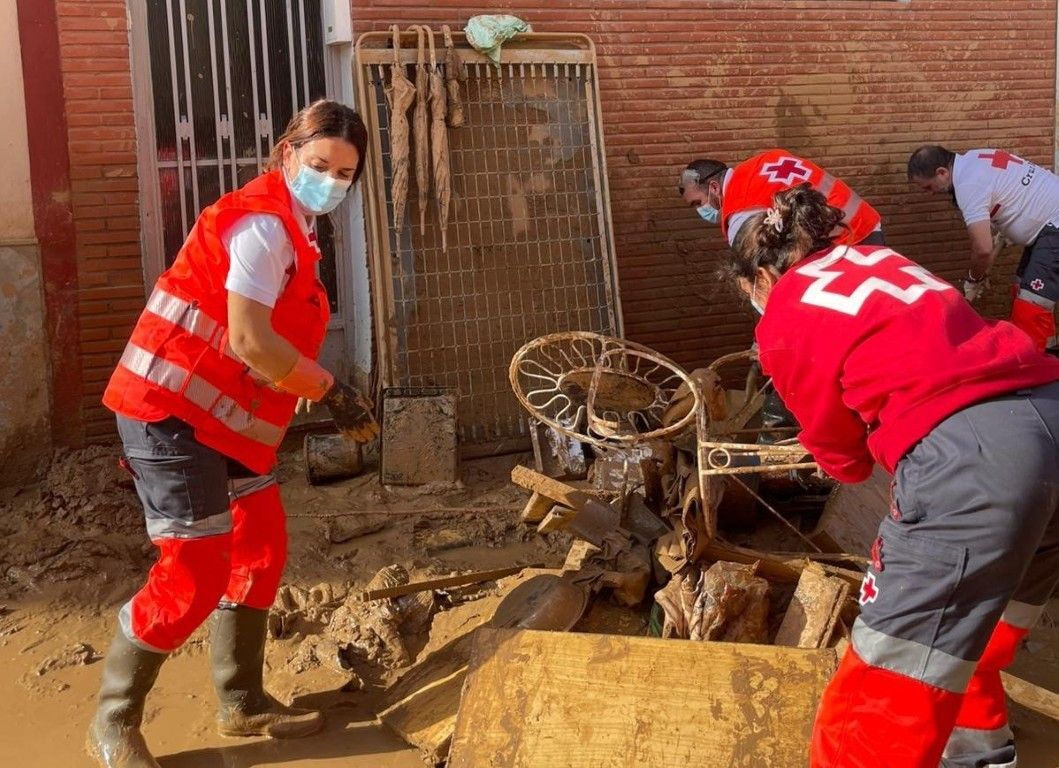 Cruz Roja moviliza ya el 66% de lo recaudado en respuesta a la DANA