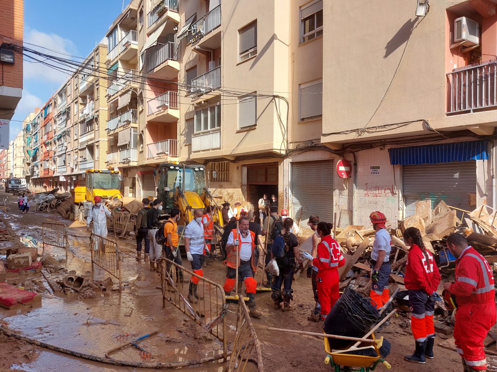 Un año después de la DANA, Cruz Roja ha materializado ya el 54% de las donaciones