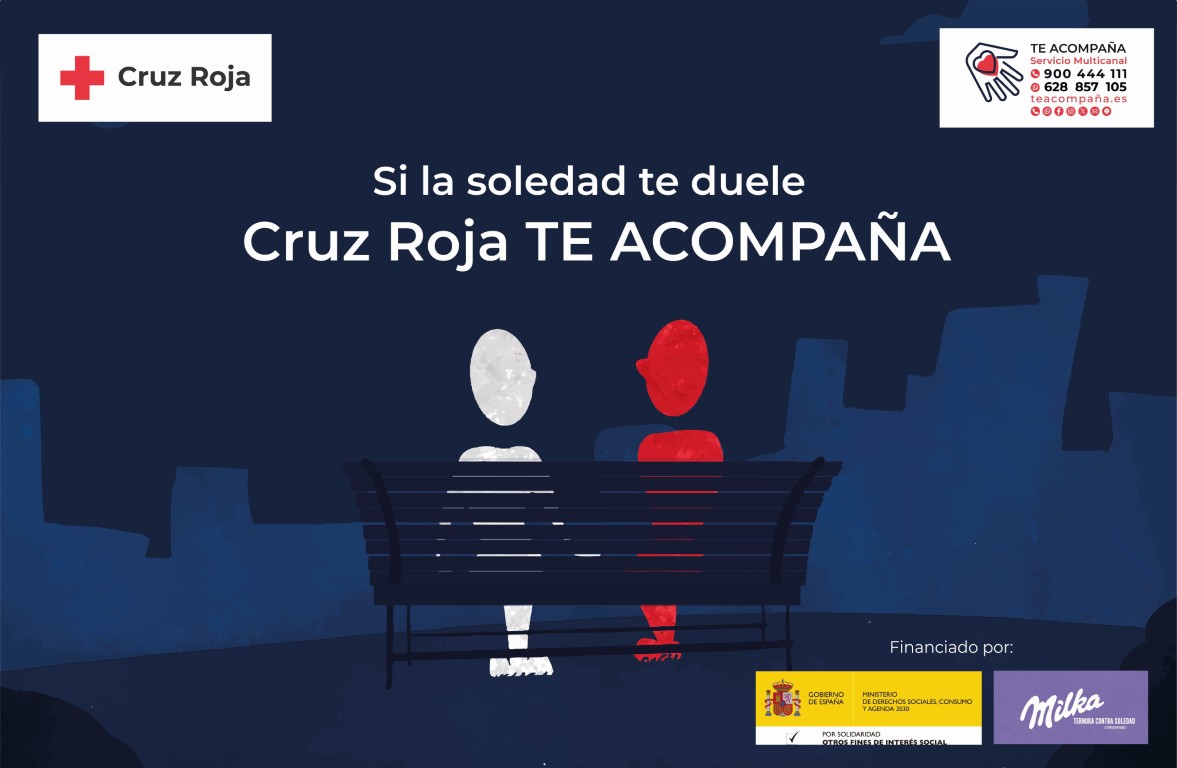 El programa “Cruz Roja Te Acompaña” cumple tres años conectando con más de 23.000 personas ante la soledad no deseada
