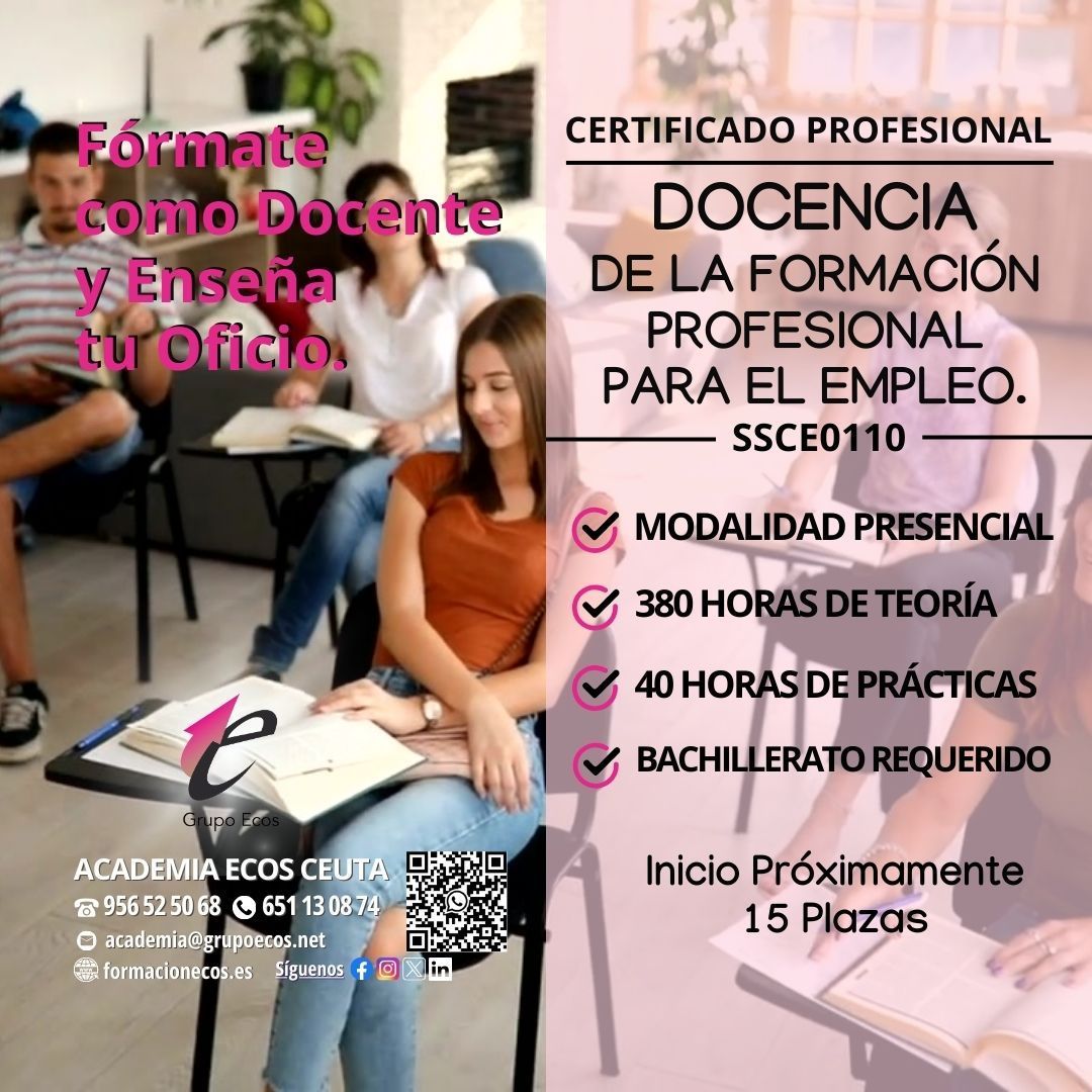 Grupo ECOS lanza un nuevo curso para convertirte en Docente