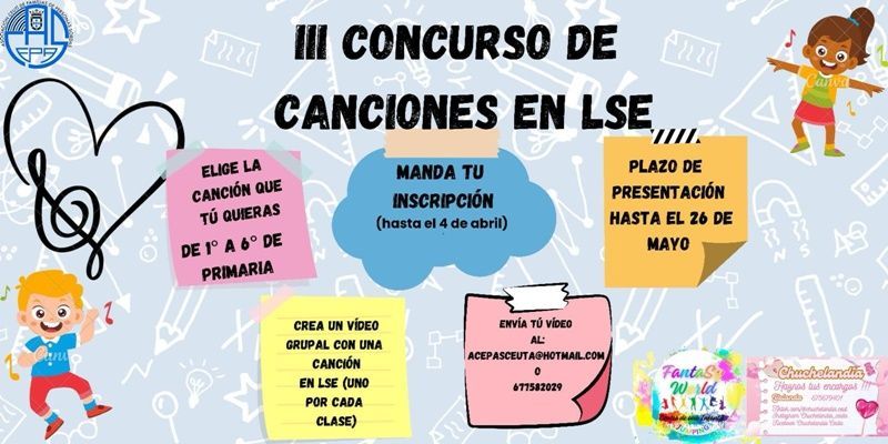 ACEPAS convoca el III Concurso de Canciones